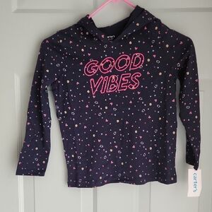 Carter's Navy 'Good Vibes' Hoodie